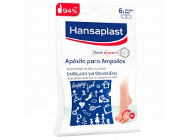 Imagen del producto Hansaplast  ampollas  T-P 6 apósitos
