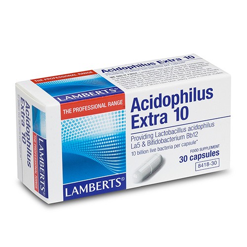 Lamberts Acidophilus extra10 8418 30 cápsulas