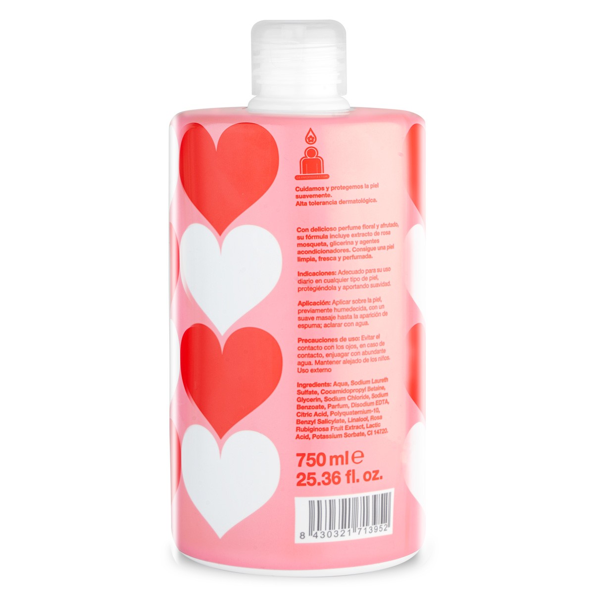 Interapothek gel rosa mosqueta edición limitada corazones 750ml