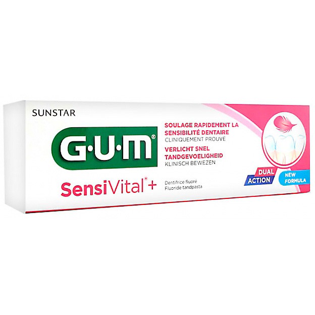 GUM sensivital+gel dentrifico 75ml