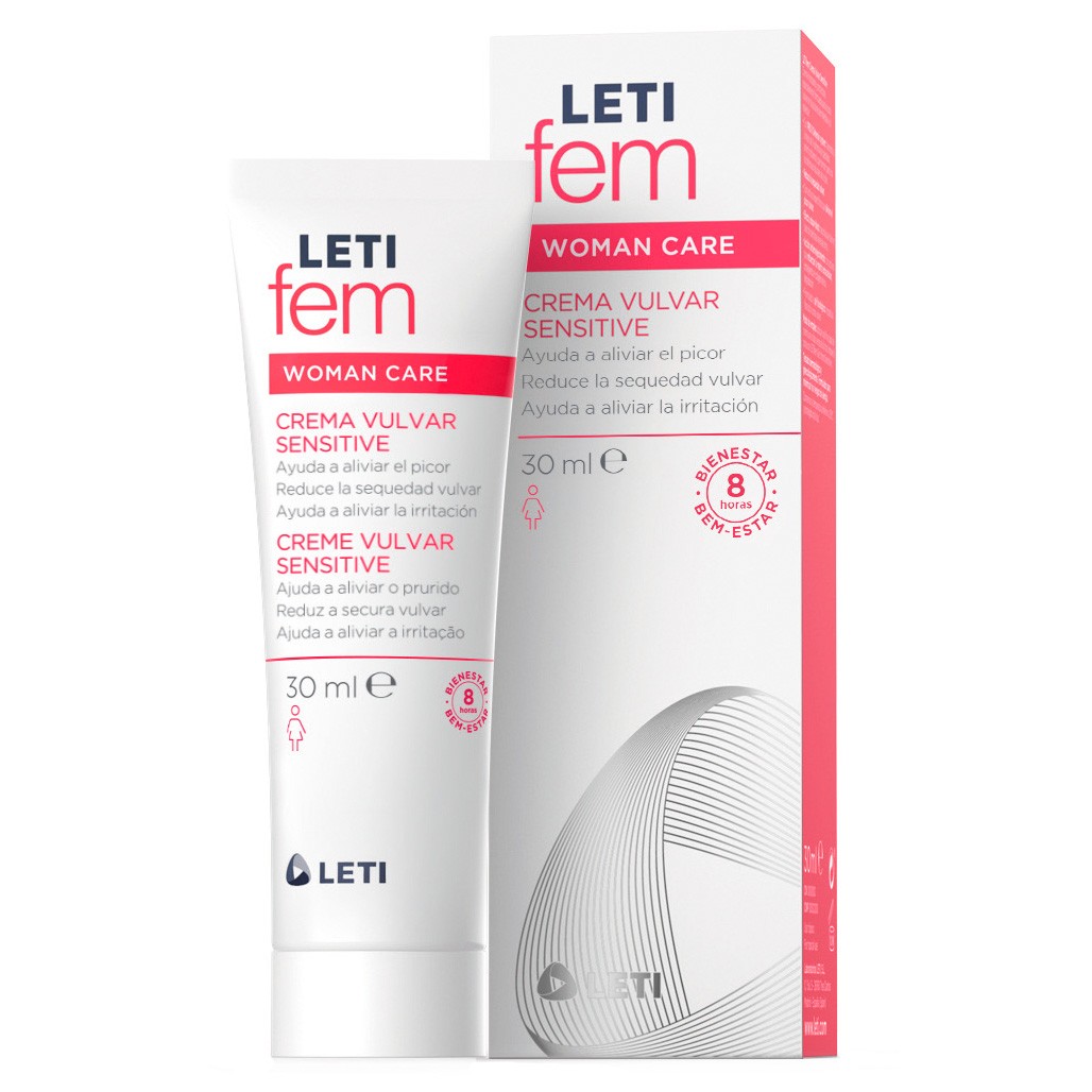Letifem sensitive crema vulvar 30 ml
