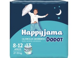 Dodot Happyjama pañales niño 8-12 Años (27-57 Kg), 13 unidades