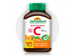 Jamieson Vitamina C 500mg naranja masticable 100+20tab